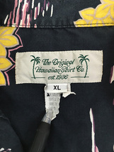 古着 80s USA製 The Original Hawaiian Shirt Co LURLINE ハイビスカス 開襟 コットン アロハ ハワイアン シャツ XL_画像5