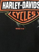 古着 00s USA製 HARLEY DAVIDSON イーグル シールド&バー Tシャツ XL 美品!! 古着_画像5