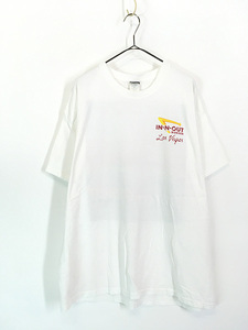 古着 00s In-N-Out Burger 「Las Vegas」 ハンバーガー フード 企業 グラフィック Tシャツ XL 古着