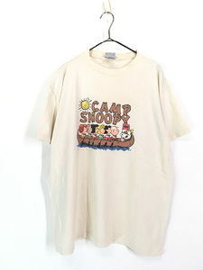 古着 00s Snoopy スヌーピー ボート キャラクター Tシャツ XL 古着