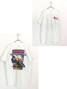 古着 90s Coed Naked MOTORCYCLING バイク グラフィック Tシャツ L 古着