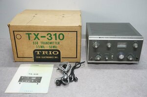 [SK][E4361212] TRIO Trio TX-310 SSB TRANSMITTER transmitter original box, owner manual attaching .