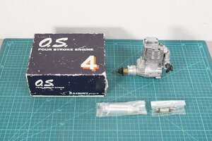 [NZ][E4348760] Ogawa . machine engine O.S. 4 FOUR STROKE ENGINE FS-70 airplane engine parts [ present condition goods ]