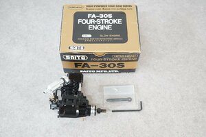 [QS][E4350360] SAITO. wistaria factory FA-30S engine radio-controller parts parts present condition goods 