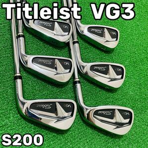 6814 Titleist VG3 タイトリスト メンズ 右利き 6本セット S200 Dynamic Gold ダイナミックゴールド 送料無料　匿名配送