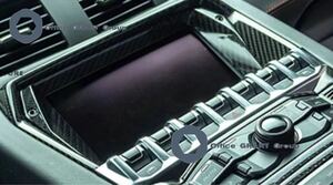 カーボンファイバー製Lamborghiniランボルギーニアヴェンタドール　ナビモニターパネル　2P 高品質カーボンLP700 720 750 2011-2023