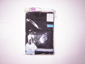 男の子用160㎝　半袖丸首　インナーTシャツ　日本ニット中央卸売商業組合連合会　ブラック　黒　未使用