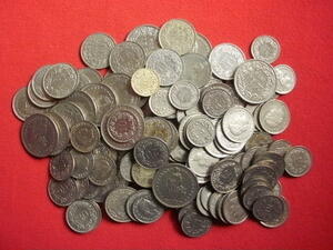 ♪スイスのコイン　5 RAPPEN ～ 2 FRANCS　計１００枚超　レターパックライト便 (同梱不可)　中古並品～