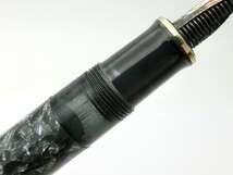 1000円スタート 万年筆 Pelikan ペリカン 世界4500本限定 WALL ST ウォールストリート 24Cプレート ペン先18C-750 付属品有 文房具 4 E202_画像10