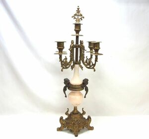 1000 jpy start . pcs candle stand candle holder marble Angel angel Gold ro here antique WHO F60009