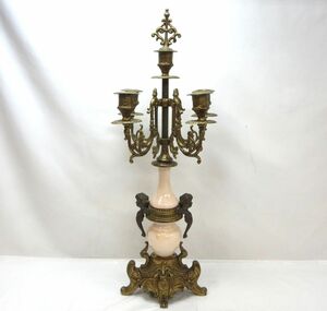 1000 jpy start . pcs candle stand candle holder marble Angel angel Gold ro here antique WHO F60036