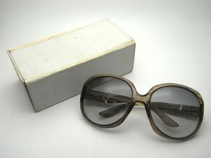 1000円スタート サングラス Christian Dior クリスチャンディオール VLXLF 62□20 125 グレー系 レディース アイウェア TEB F①979