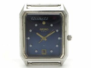 1000円スタート 腕時計 フェイスのみ SEIKO セイコー V.F.A. セコンドフラッシュ 3922-504A クオーツ QZ デイト ブルー文字盤 3 D60021