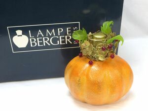 1000 jpy start aroma oil lamp LAMPE BERGER lamp bell je gold color. pumpkin 5474 pumpkin France made box attaching aromatic vessel 4 E60005