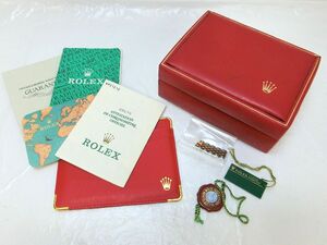 1000円スタート 腕時計付属品のみ ROLEX ロレックス 空箱 内箱 化粧箱 赤/枕/レッドタグ/プライスタグ/コマ/ギャランティ等 4 F225