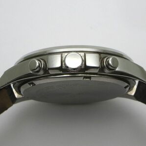 1000円スタート 腕時計 SEIKO セイコー 7T92-0MF0 クオーツ QZ クロノグラフ 100M シルバー文字盤 ラウンド メンズ WHO D60031の画像3