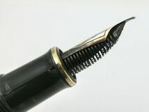 1000円スタート 万年筆 Pelikan ペリカン 世界4500本限定 WALL ST ウォールストリート 24Cプレート ペン先18C-750 付属品有 文房具 4 E202_画像4