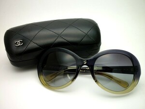 1000 jpy start sunglasses CHANEL Chanel 5156-A c.1142/3C 57*21 135 gray series lens here Mark case / box attaching lady's WHO G712