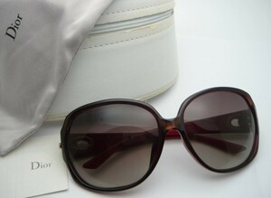 1000 иен старт солнцезащитные очки ChristianDior Christian Dior MYLADYDIOR5K 61MCC 61*15 130 Brown × красный с футляром 4 G10028