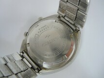 1000円スタート 腕時計 SEIKO セイコー adovan アドバン 7019-6050 自動巻 AT 万年/マンスリーカレンダー 青文字盤 ビンテージ 4 F10014_画像6