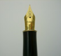 1000円スタート 万年筆 PARKER パーカー SONNET ソネット シズレGT ペン先18K 750 F刻印 シルバー MD925 文房具 筆記用具 4 E10001_画像2