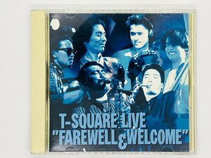即決CD T-SQUARE LIVE FAREWELL & WELCOME / ザ・スクェア ライヴ・フェアウェル・アンド・ウェルカム SRCL2029 X30