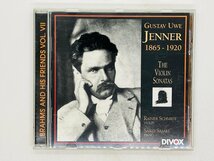 即決CD JENNER G U 3 / VIOLINSONATAS / R.SCHMIDT & S.SASAKI / CDX 29806 Z27_画像1