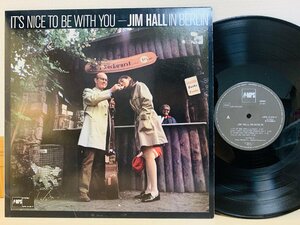 即決LP Jim Hall in Berlin / It's Nice To Be With You / ジム・ホール・イン・ベルリン 国内盤 MPS UPS-2129-P L31