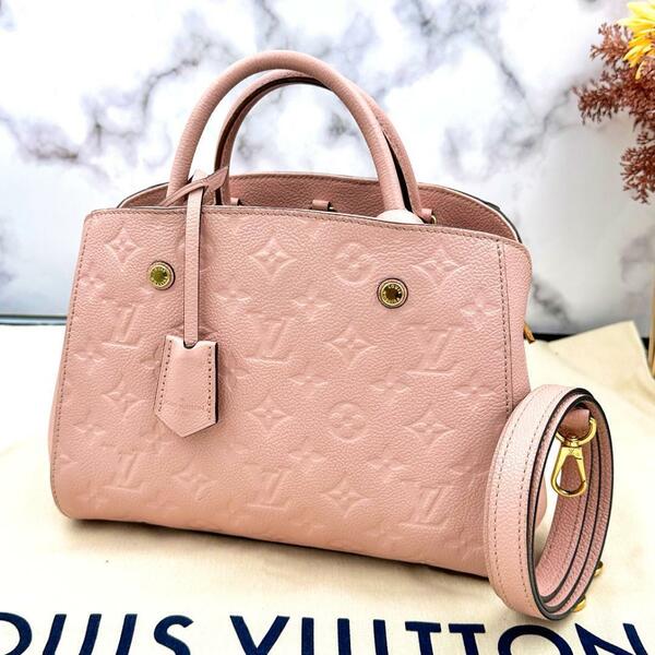 【極美品】LOUIS VUITTON ルイヴィトン モンテーニュ BB 2WAY ショルダー ハンドバッグ（シリアル有り）