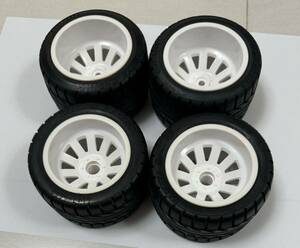  Tamiya a black Schott tire wheel 