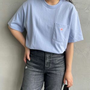 [DANTON/ダントン] ワンポイントロゴ ポケットTシャツ