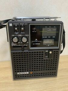 *SONY Sony FM/AM 3BAND RECEIVER ICF-5500A радио работоспособность не проверялась Junk 