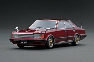 ★☆イグニッションモデル 1/43 IG1458 Nissan Gloria (P430) 4Door Hardtop 280E Brougham Wine Red☆★