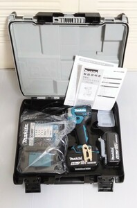 【新品】makita マキタ 充電式インパクトドライバ　TD173DRGX 青 18V 6.0Ah バッテリー(BL1860B)2本充電器ケース付