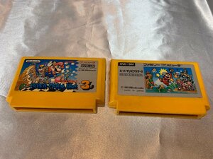 任天堂　ファミリーコンピューター　ファミコン　スーパーマリオブラザーズ1・3　マリオ　ソフト　カセット　