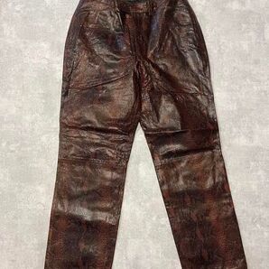 paul smith パイソン レザーパンツ 90s y2k