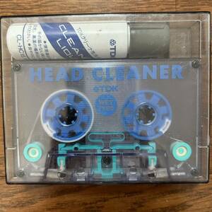 TDK cassette tape deck . type head cleaner 