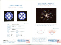 0.510ct D VVS-1 3EX H&C DS付 中宝 鑑定書