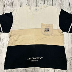 90s 初期 C.P.COMPANY MARINA シーピーカンパニー ポケット ITALIAN ORIGINAL DESIGN ビンテージ 半袖Tシャツ 