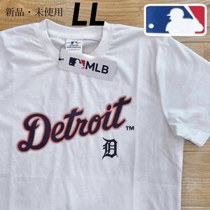 希少【LL】MLB 公式 デトロイト・タイガース 半袖 Tシャツ●前田健太 メンズ レディース ユニセックス 大谷翔平 ドジャース グッズ XL