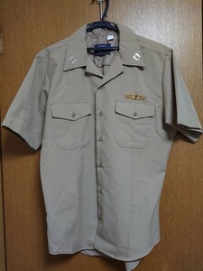 アメリカ海軍 ワーキングカーキ サービスシャツ フライングクロス 米軍 放出品 US NAVY Working Khaki Shirt FLYINGCROSS