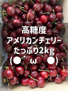 アメリカンチェリー　2kg さくらんぼ　サクランボ