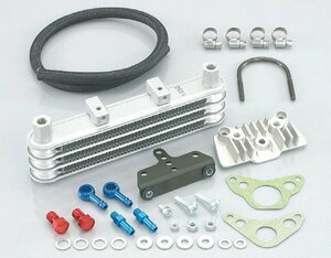 キタコ モンキー用　オイルクーラーKIT 右側シリンダーヘッド取り出し STD/ULTRA-SEヘッド用(3段コア)　360-1133200