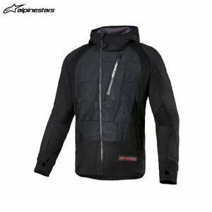 アルパインスターズ MO.ST.EQ HYBRID HOODED ジャケット 10 BLACK XLサイズ] ALP8059347271170