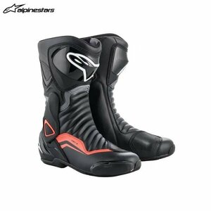 アルパインスターズ SMX 6 V2 ブーツ 1130 BLACK GREY RED FLUO[EU42/26.5cm] ALP8033637936598