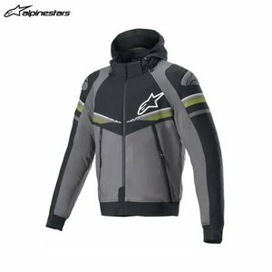 アルパインスターズ SEKTOR v2 TECH HOODIE 9151 TAR GRAY BLACK YELLOW FLUO Mサイズ] ALP8059175407109