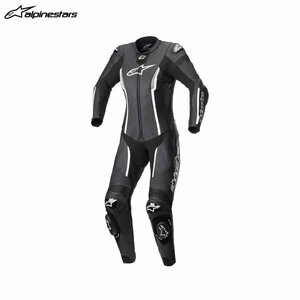  Alpine Stars lady's STELLA MISSILE v2 leather suit 12 BLACK WHITE size 44] ALP8059175897467