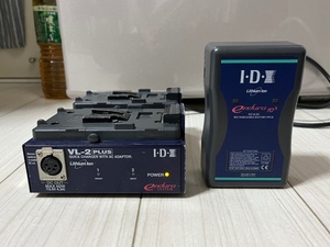 IDX VL-2PLUS チャージャー endura 10S バッテリー 