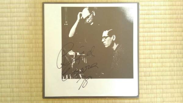 ■ビル・エヴァンス Bill Evans Marc Johnson Philly Joe Jones 直筆サイン入りレコード Undercurrent 解説■ 