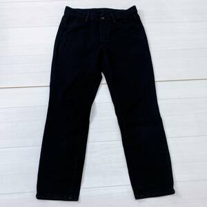 YH0322 UNIQLO ユニクロ レディース スキニーパンツ ブラック 黒 Mサイズ ストレッチボトムス 無地 万能 シンプルスタイル カジュアル USED